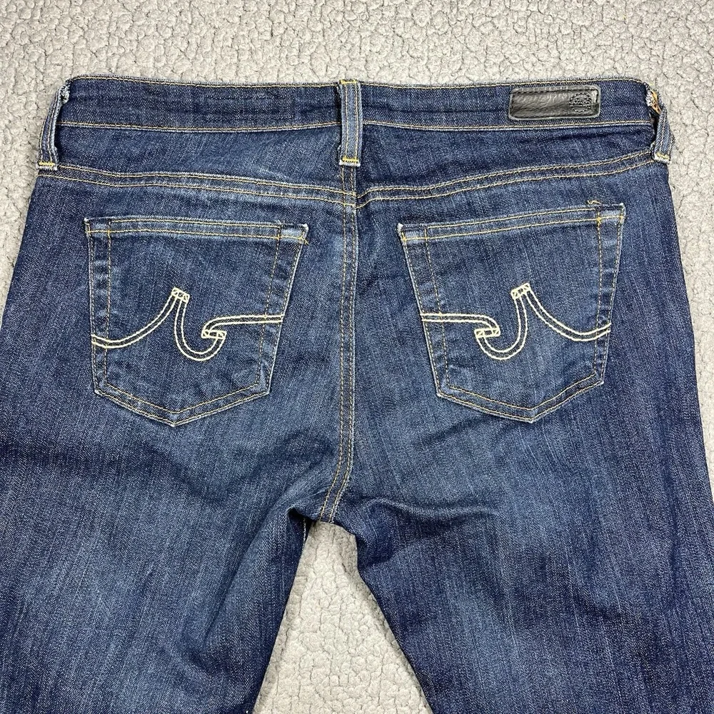 Adriano Goldschmied AG The Ballad Slim Boot Denim Jeans Dark Wash Womens 29R - Picture 4 of 11